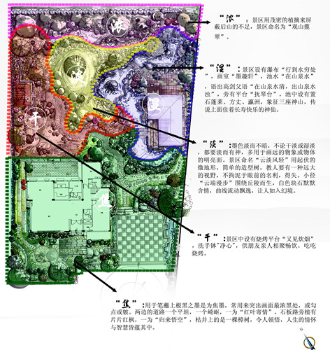 園冶杯專(zhuān)業(yè)獎(jiǎng)：中惠沁林山莊別墅庭院設(shè)計(jì)